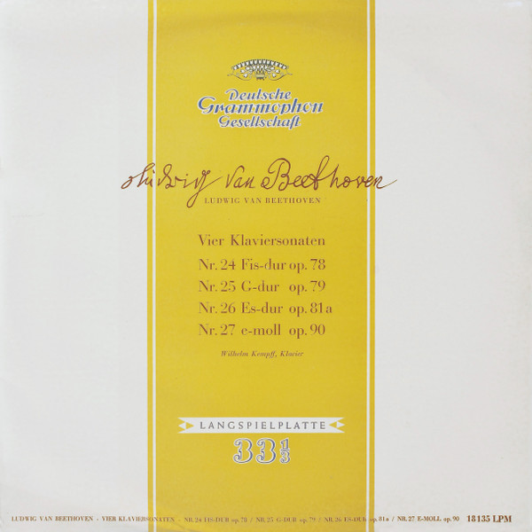Ludwig van Beethoven, Wilhelm Kempff-0