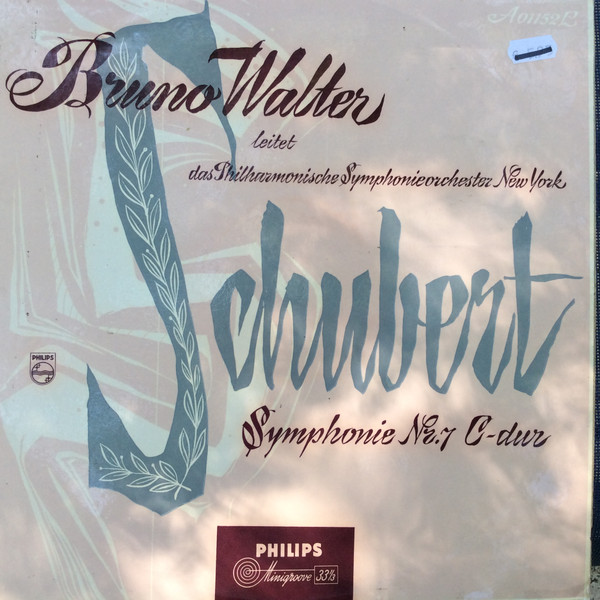 Bruno Walter, Philharmonic-Symphony Orchestra Of New York, Franz Schubert-0