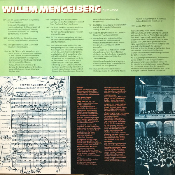 Ludwig van Beethoven, Willem Mengelberg, Concertgebouworkest-1