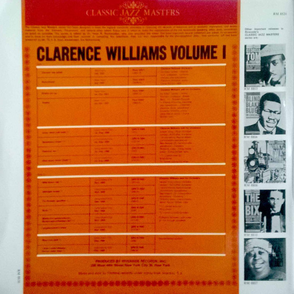 Clarence Williams And His Orchestra-1