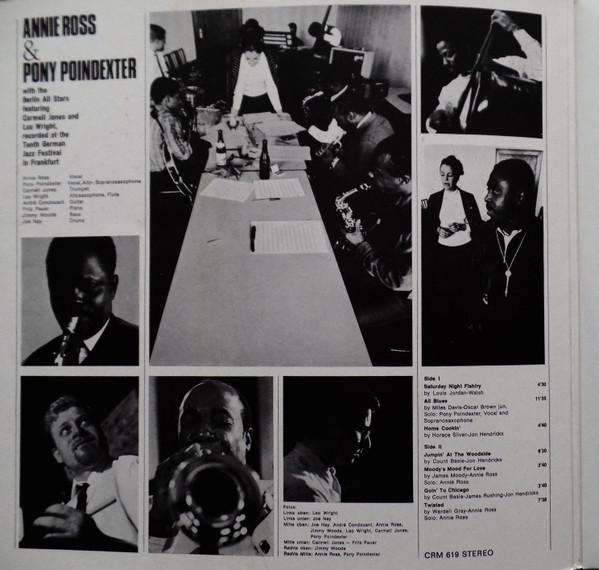 Annie Ross & Pony Poindexter With The Berlin All Stars Feat. Carmell Jones And Leo Wright-1