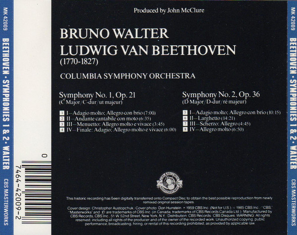 Ludwig van Beethoven, Bruno Walter, Columbia Symphony Orchestra-1