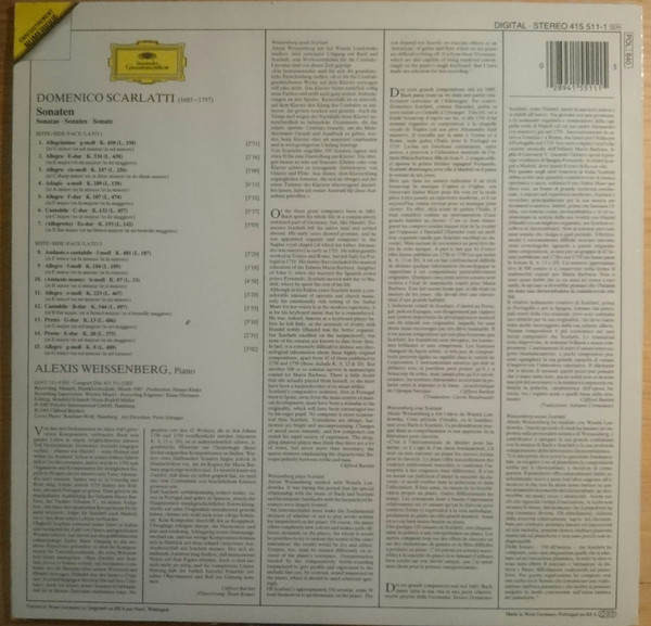 Domenico Scarlatti, Alexis Weissenberg-1