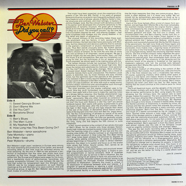 Ben Webster Featuring Tete Montoliu-1