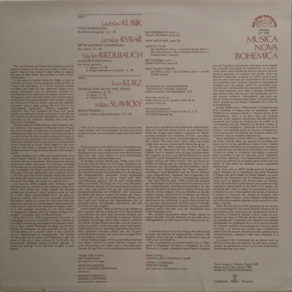 Ladislav Kubík (2), Jaroslav Rybář, Václav Riedlbauch, Ivan Kurz, Milan Slavický-1