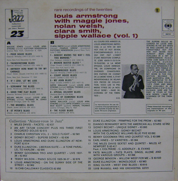 Louis Armstrong With Maggie Jones, Nolan Welsh, Clara Smith, Sippie Wallace-1