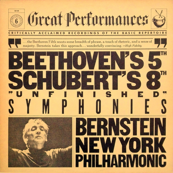 Ludwig van Beethoven, Franz Schubert, New York Philharmonic, Leonard Bernstein-0