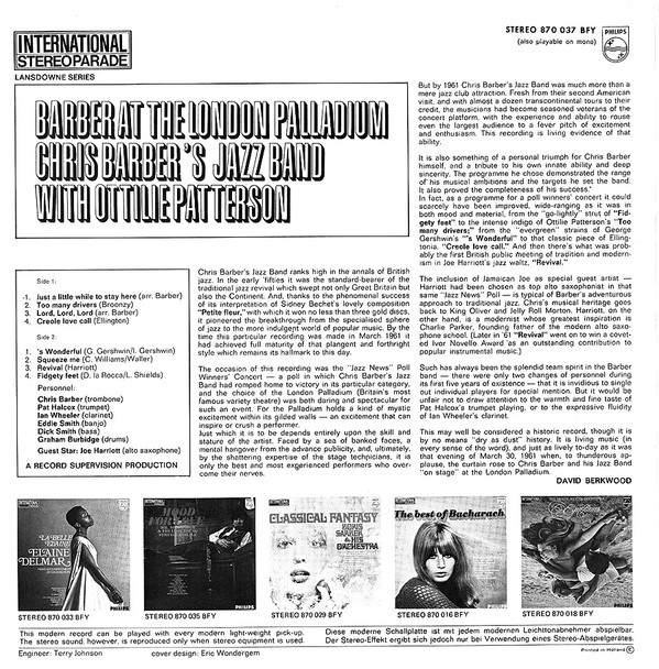 Chris Barber's Jazz Band With Ottilie Patterson-1