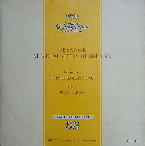 Don Kosaken Chor Serge Jaroff Dirigent Serge Jaroff-0