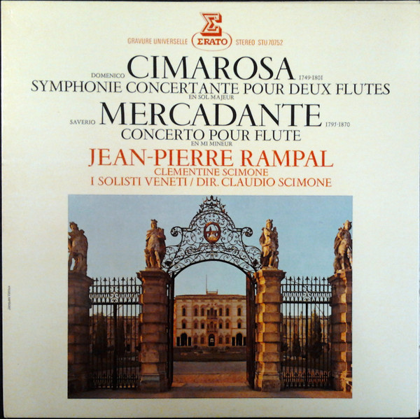 Domenico Cimarosa / Giuseppe Saverio Mercadante, Jean-Pierre Rampal, Clementine Scimone, I Solisti Veneti Dir. Claudio Scimone-0