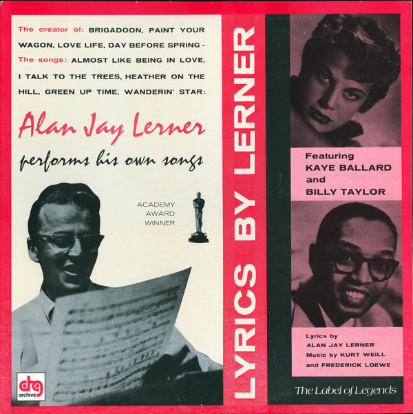 Kaye Ballard, Billy Taylor, Alan Jay Lerner-0