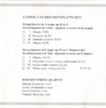 Ludwig van Beethoven, Borodin String Quartet-3