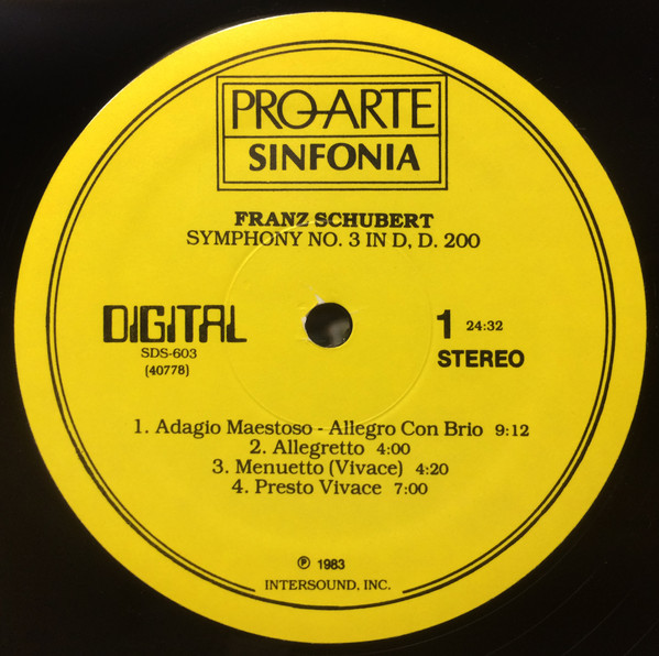 John Perras, Wiener Symphoniker, Franz Schubert-1