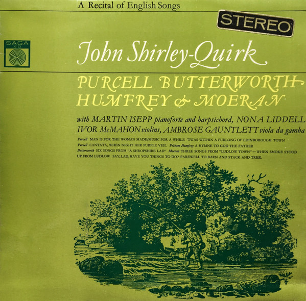 John Shirley-Quirk / Henry Purcell, George Butterworth, Pelham Humfrey & Ernest John Moeran With Martin Isepp, Nona Liddell, Ivor McMahon, Ambrose Gauntlett-0