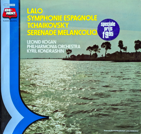 Édouard Lalo / Pyotr Ilyich Tchaikovsky – Leonid Kogan, Philharmonia Orchestra, Kiril Kondrashin-0